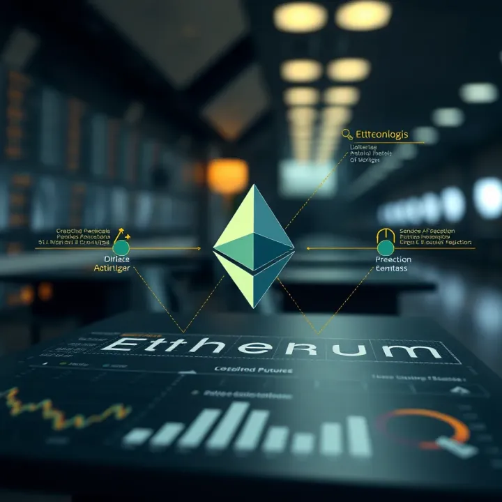 Diagram illustrating predictive models and potential future scenarios of Ethereum