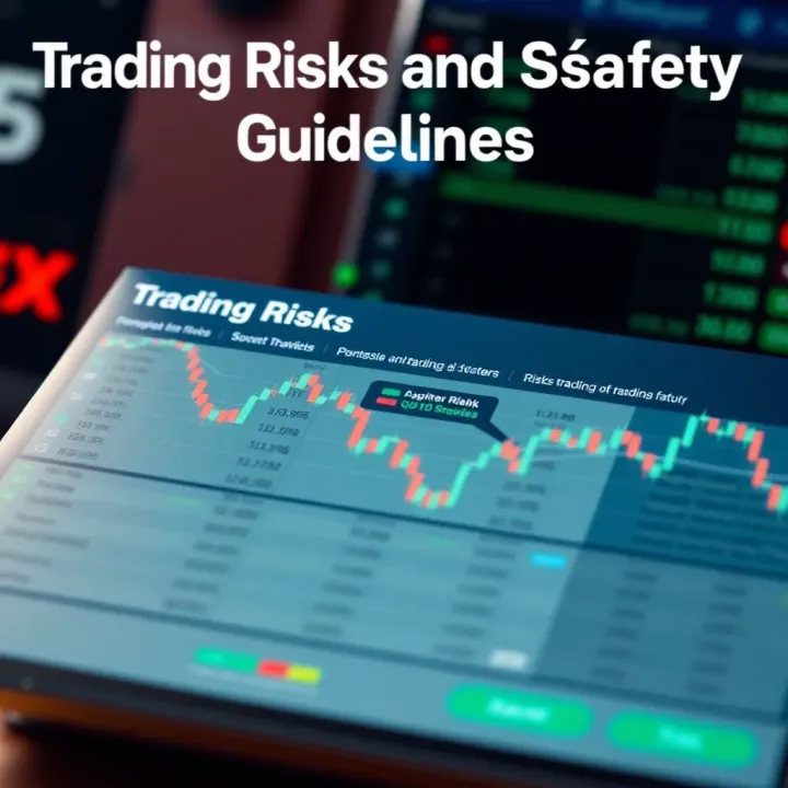 Trading Risks and Safety Guidelines on Quotex Graphical representation of trading risks and safety measures on Quotex platform