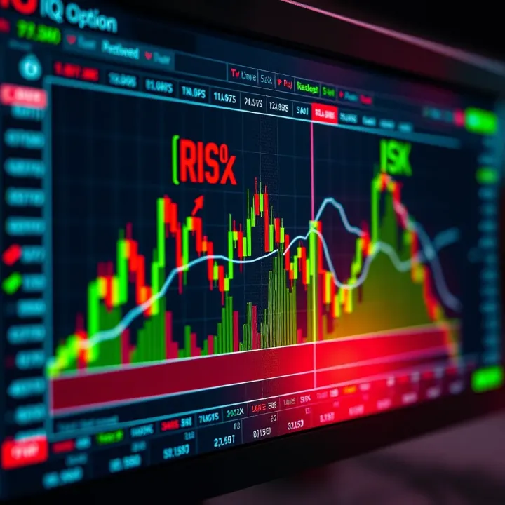 Effective Risk Management Techniques in Trading Graph showing risk management strategies with upward and downward market trends on a digital screen