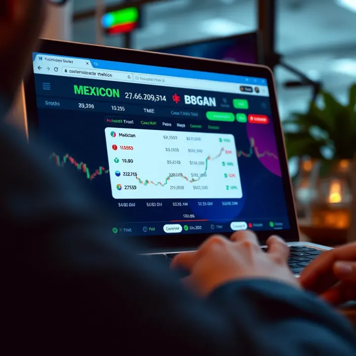 Reliable Online Platforms for Currency Conversion Secure online platform interface for converting Mexican pesos to Colombian pesos