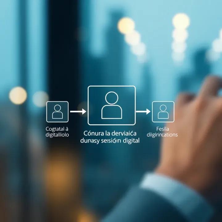 Diagram illustrating secure user redirection during digital login