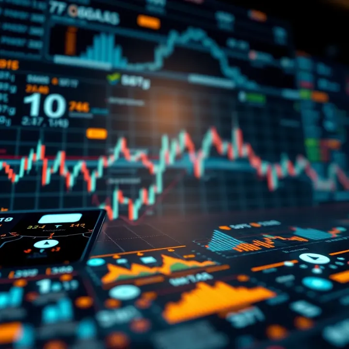 Overview of Synthetic Trading Concepts and Market Dynamics Visual representation of synthetic trading showing digital assets interconnected with financial graphs