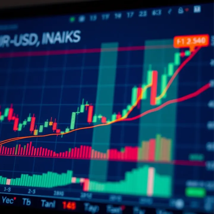 Technical Analysis of EUR/USD: Patterns and Support-Resistance Levels Chart illustrating technical analysis patterns and support-resistance levels for EUR/USD trading