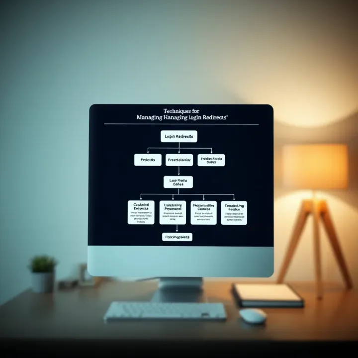 Techniques for Managing Login Redirects Flowchart showing common techniques for managing login redirects