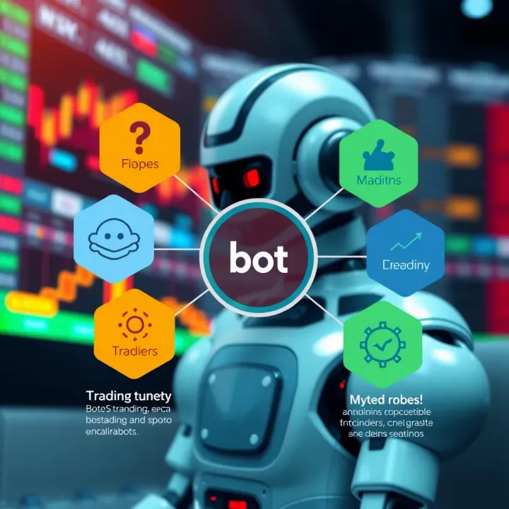 Diagram illustrating various types of trading bots and their operational mechanisms