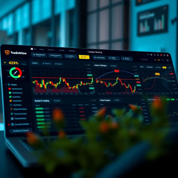 Dashboard with Customizable Alerts and Market Analysis Tools Dashboard interface of tradingview.deriv.com featuring customizable alerts and market analysis tools