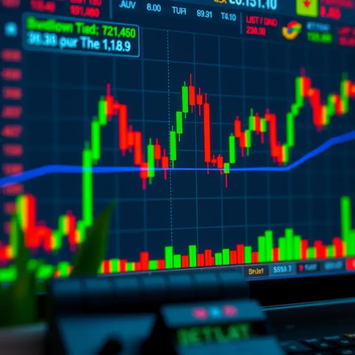 Chart displaying a W-shaped pattern indicating potential market reversal