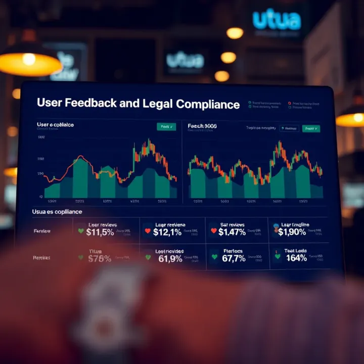 User Feedback and Legal Compliance Overview for Utua in Colombia Overview chart illustrating user reviews and legal compliance aspects of Utua in Colombia